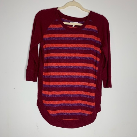 Maurices striped 3/4 sleeve sweater XS - Picture 1 of 5
